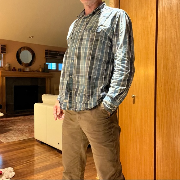 Haggar Strait Leg Flat Front Chino Pants 32x32 - Picture 15 of 16